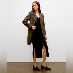 Military Style Blazer Coat